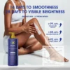 Apply Nilax Body Lotion to elbows and knees for even tone